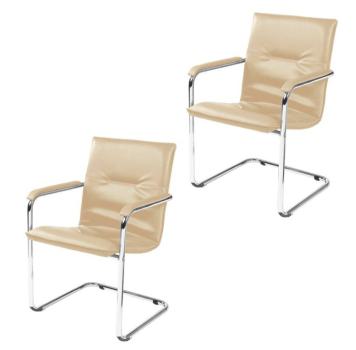 2er Set Besucherstühle Rumba